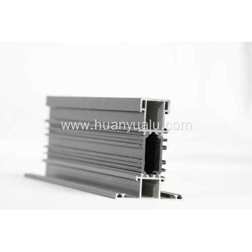 Coating aluminum profiles with silver powder